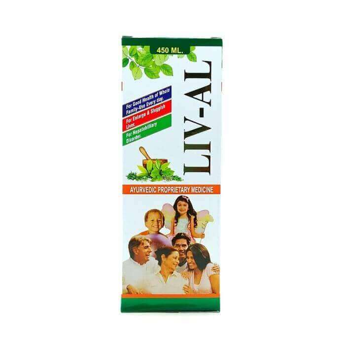 Ayurvedic LIV - AL Syrup 450ml (pack of 2) - HEALTH AIM PHARMACY
