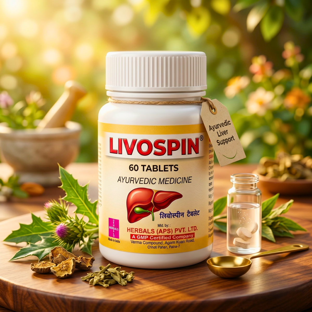 Ayurvedic Liver Care & Digestive Wellness Combo – Livospin Tablets + Liver Guard Tonic + Livoguard Powder | Supports Liver Health, Digestion & Detox - HEALTH AIM PHARMACY
