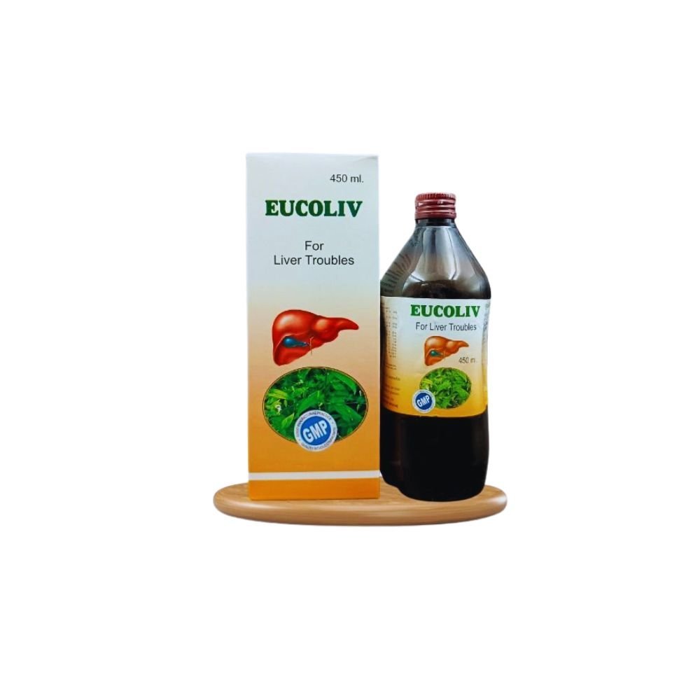 Ayurvedic Liver Care EUCOLIV 450ml Liver Tonic. (pack of 2) - HEALTH AIM PHARMACY