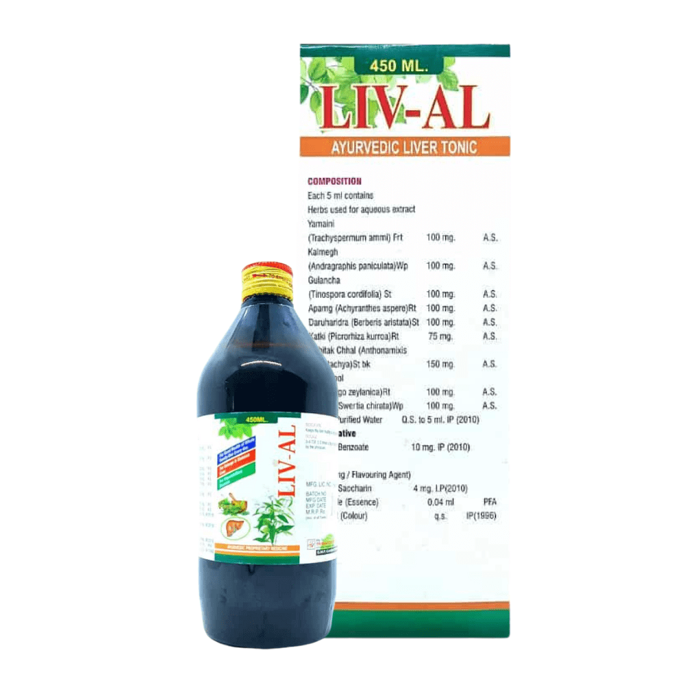 Ayurvedic Liver care LIV - AL Tonic & Health Aim Multivitamin capsule( combo ) - HEALTH AIM PHARMACY