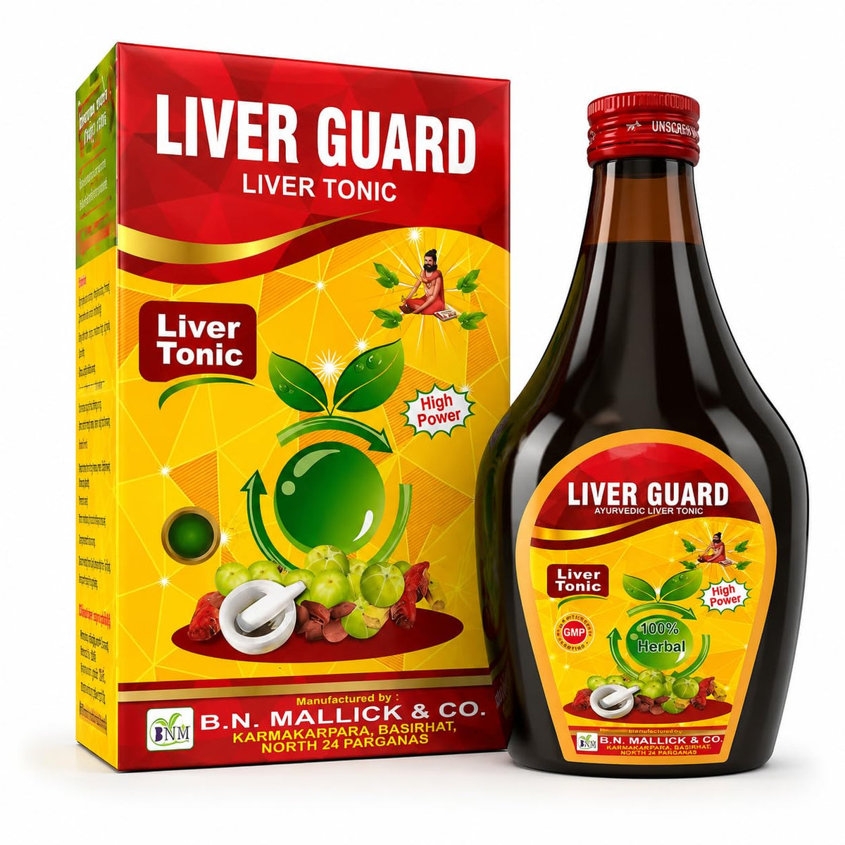 Ayurvedic Liver Guard Tonic 450ml | Liver Care & Detox Support | Boosts Appetite & Digestion - HEALTH AIM PHARMACY