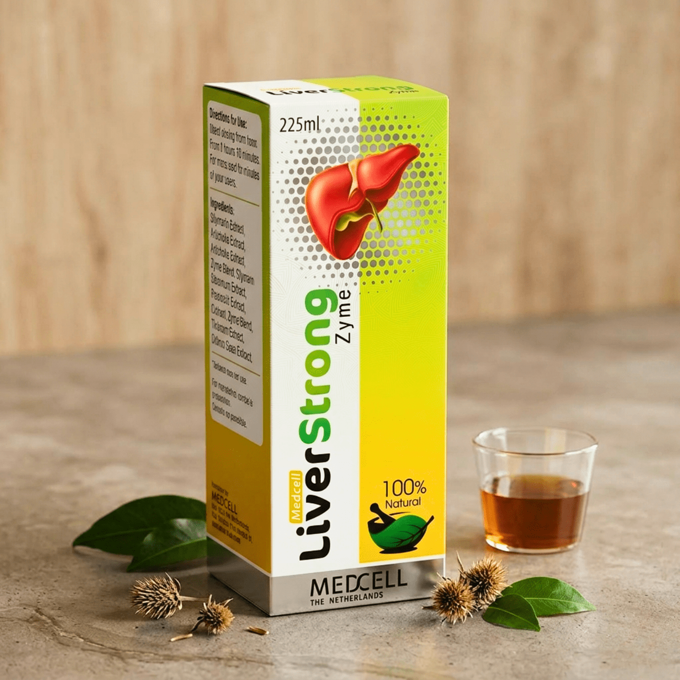 Ayurvedic Liver Strong Zyme Syrup + The Fatty Liver | 225ml + 30Cap | Combo Pack - HEALTH AIM PHARMACY