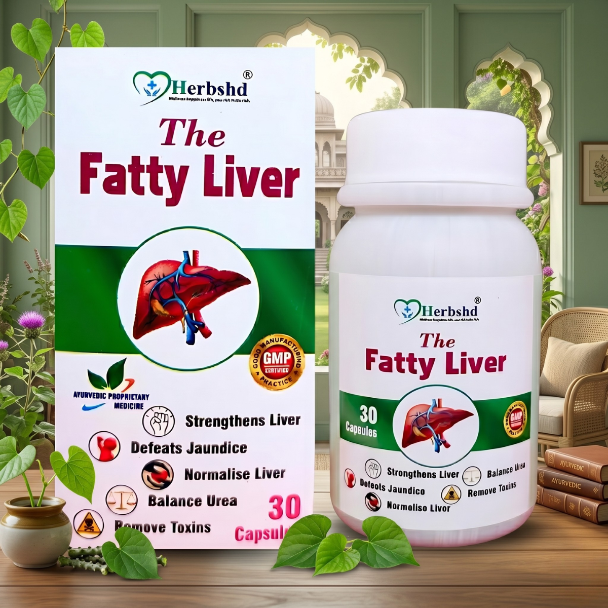 Ayurvedic Livospin Syrup & The Fatty Liver Capsule for fatty Liver combo | 200ml + 30 Caps | Combo Pack - HEALTH AIM PHARMACY