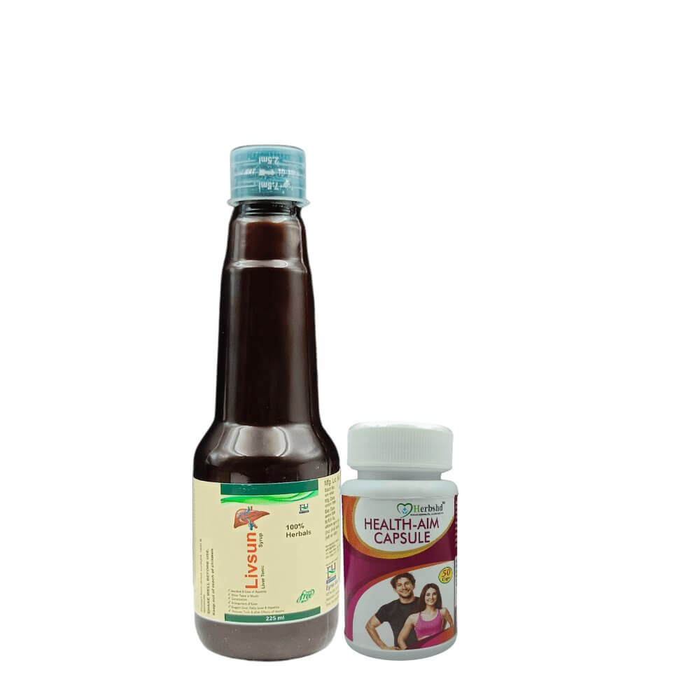 Ayurvedic Livsun Liver Tonic & Health - Aim Capsule boosts immunity - HEALTH AIM PHARMACY