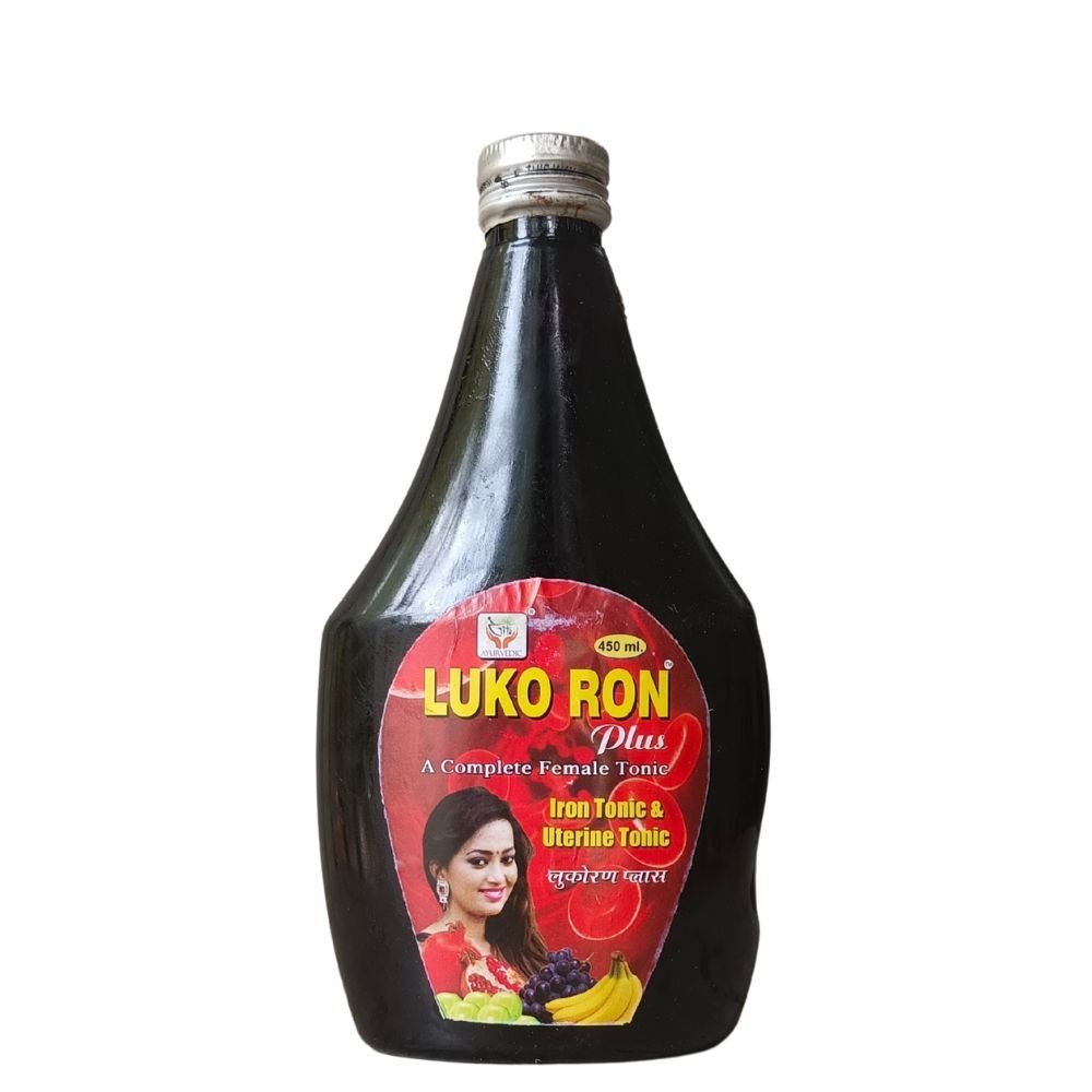 Ayurvedic LUKO RON Plus Tonic 450ml. (pack of 2) - HEALTH AIM PHARMACY