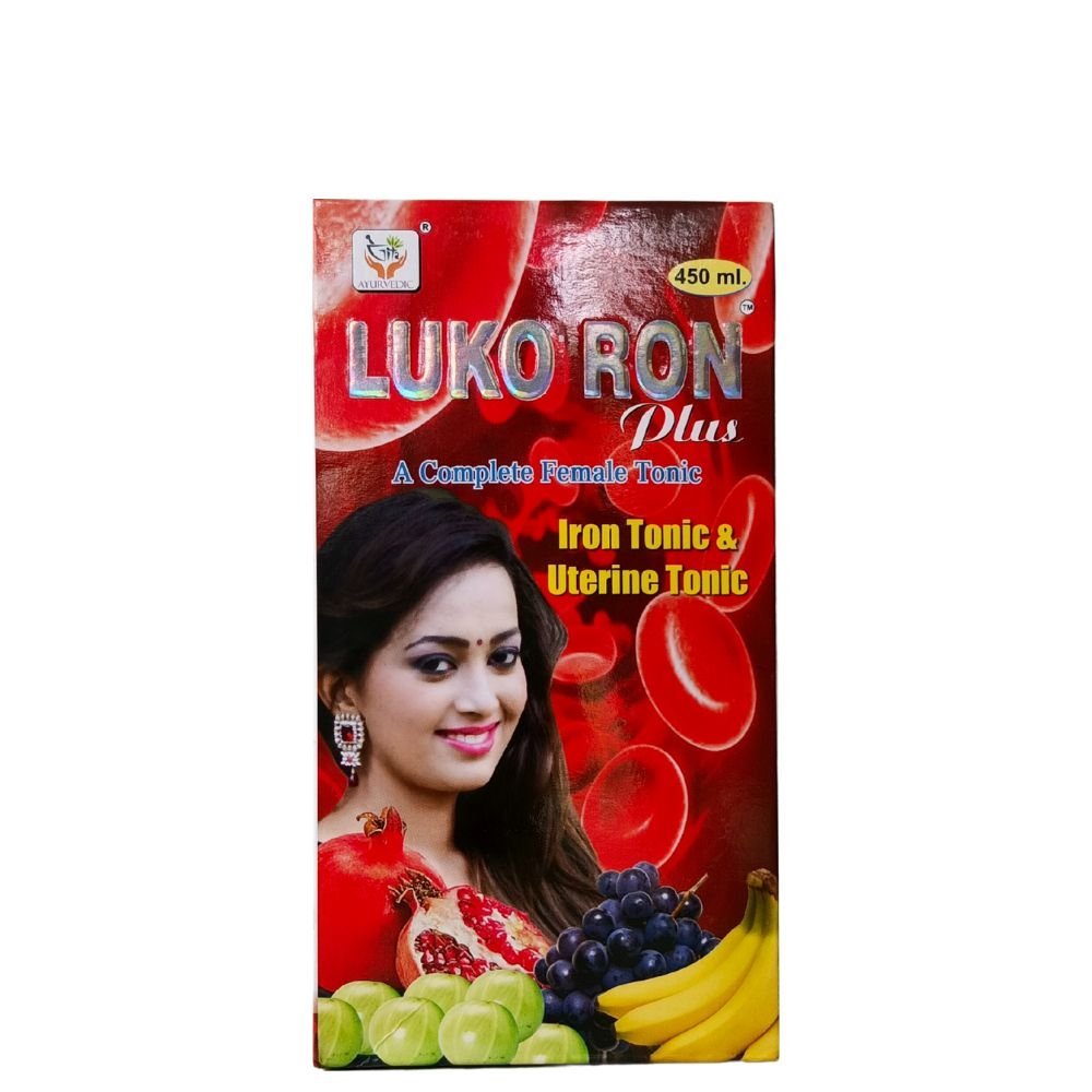Ayurvedic LUKO RON Plus Tonic 450ml. (pack of 2) - HEALTH AIM PHARMACY
