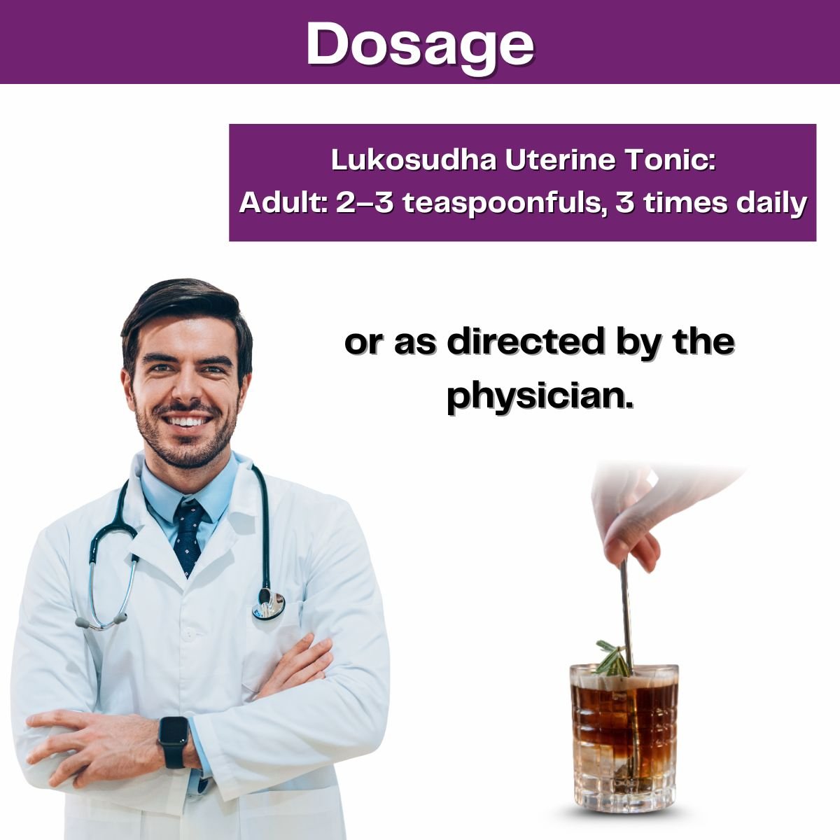 Ayurvedic LUKOSUDHA Uterine Tonic (FREE 10Caps) | 450ml | Pack of 2 - HEALTH AIM PHARMACY