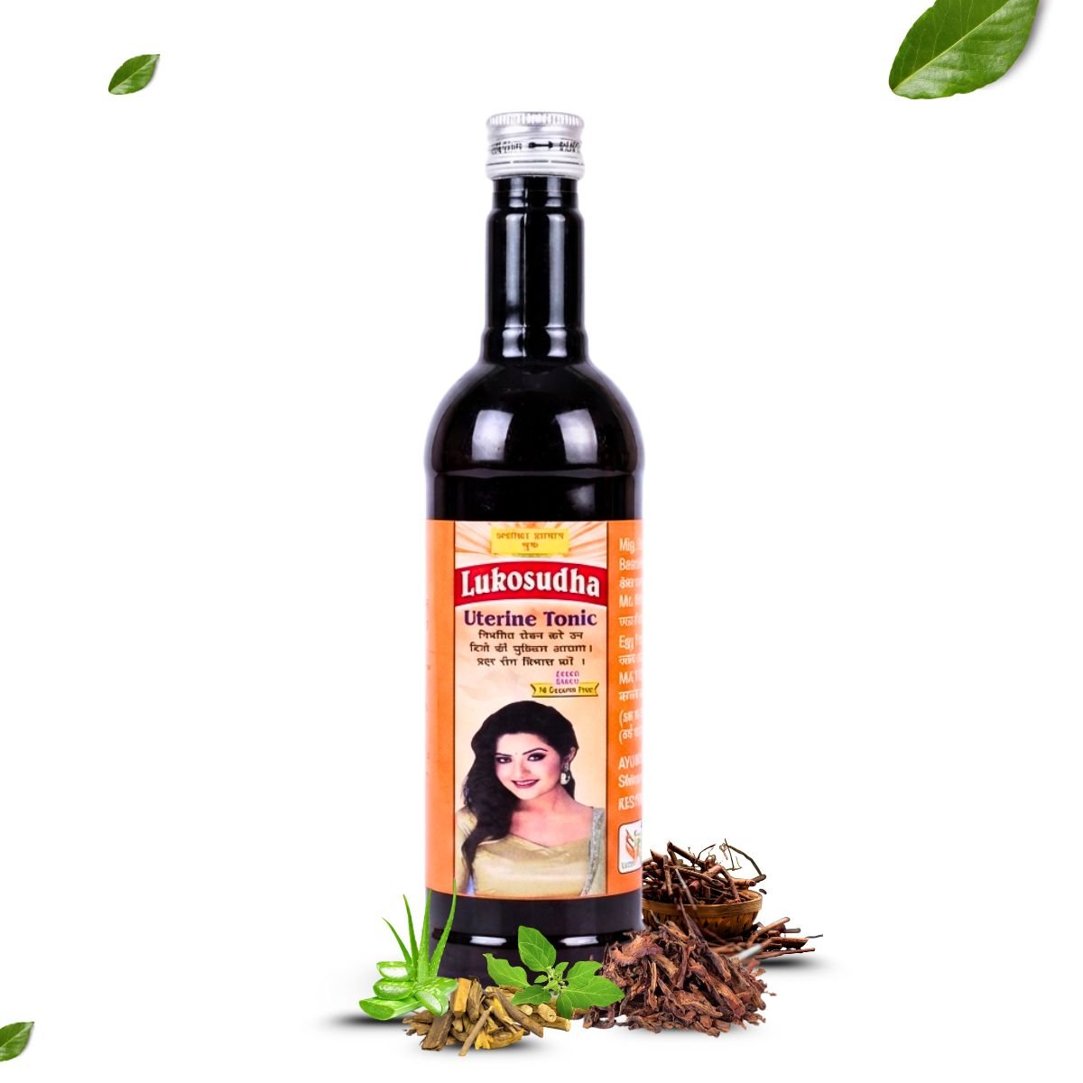 Ayurvedic LUKOSUDHA Uterine Tonic (FREE 10Caps) & LEUCON Capsules | 450ml + 30 Caps | Combo Pack - HEALTH AIM PHARMACY