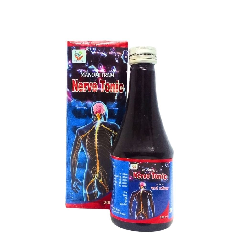 Ayurvedic Manomitram Nerve Tonic 200 ml ( Pack Of 4 ) - HEALTH AIM PHARMACY