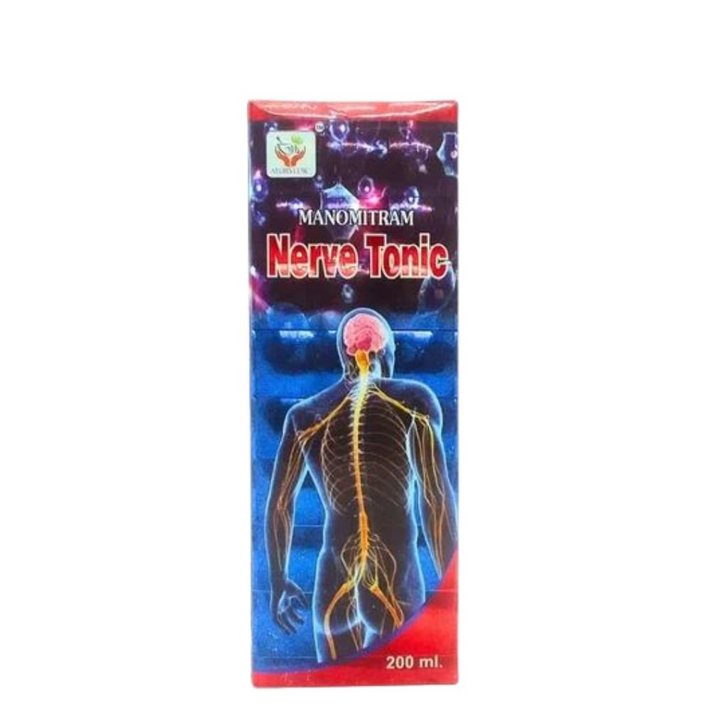 Ayurvedic Manomitram Nerve Tonic 200 ml ( Pack Of 4 ) - HEALTH AIM PHARMACY