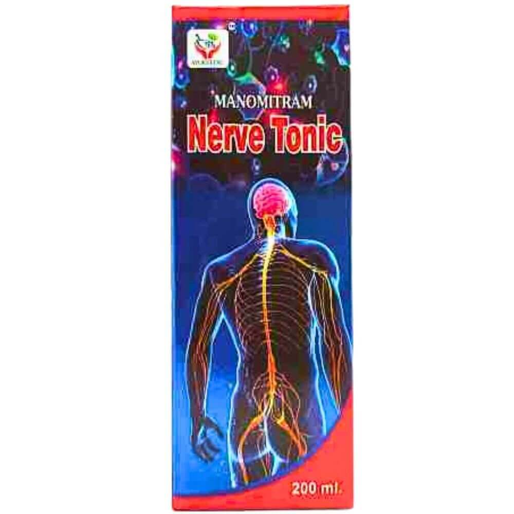 Ayurvedic Manomitram Nerve Tonic (pack of 4)Gitaayurvedic - HEALTH AIM PHARMACY