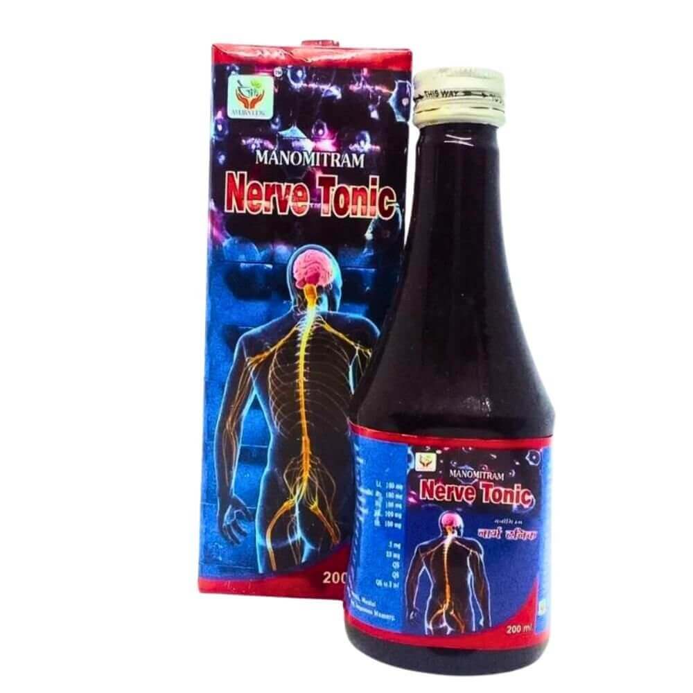 Ayurvedic Manomitram Nerve Tonic (pack of 4)Gitaayurvedic - HEALTH AIM PHARMACY