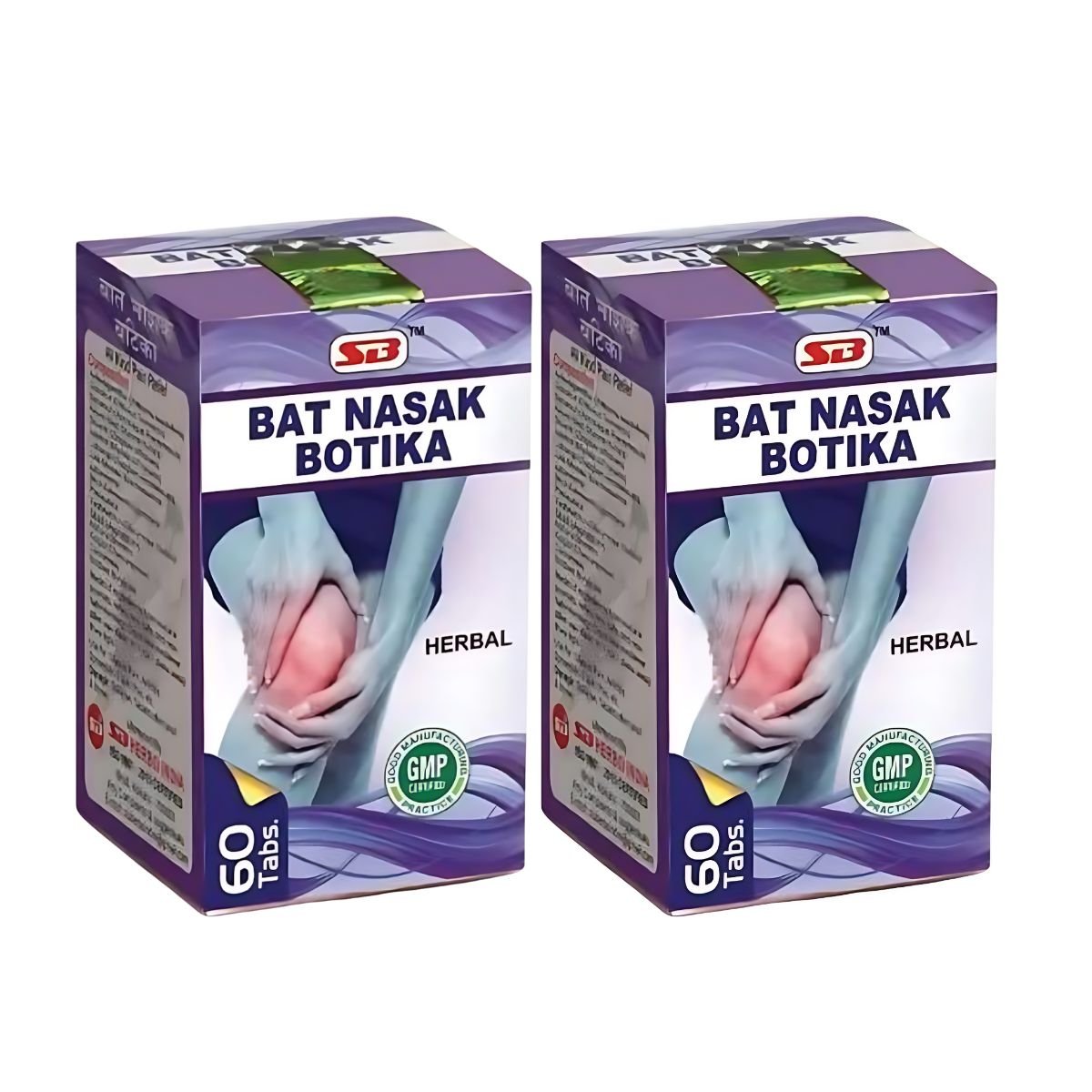 Ayurvedic Medicine Bat Nasak Botika for Pain Relief | 60 Tabs | Pack of 2 - HEALTH AIM PHARMACY