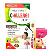 Ayurvedic Medicine For Skin Allergy (Combo Kit) - Allergic Rhinitis - HEALTH AIM PHARMACY