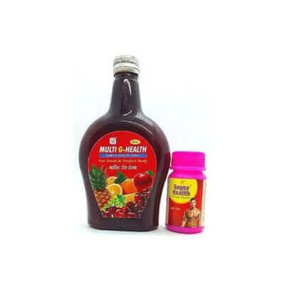 AYURVEDIC MULTI - G HEALTH TONIC & SUPER HEALTH CAPSULE(COMBO PACK) - HEALTH AIM PHARMACY