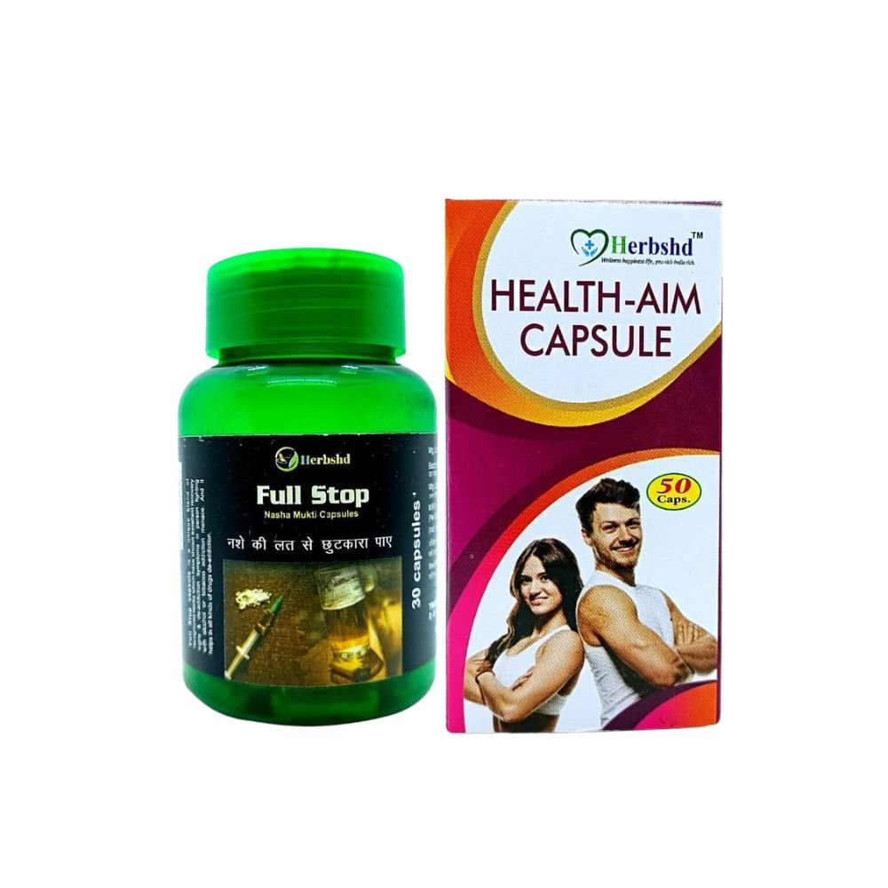 Ayurvedic Nasha Mukti Capsule & Health Aim Capsule Combo Pack - HEALTH AIM PHARMACY