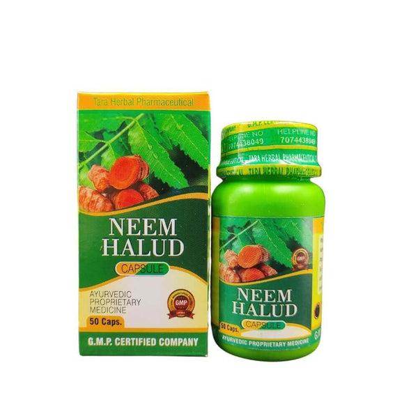 Ayurvedic Neem Halud 50 Capsules (pack of 2) - HEALTH AIM PHARMACY