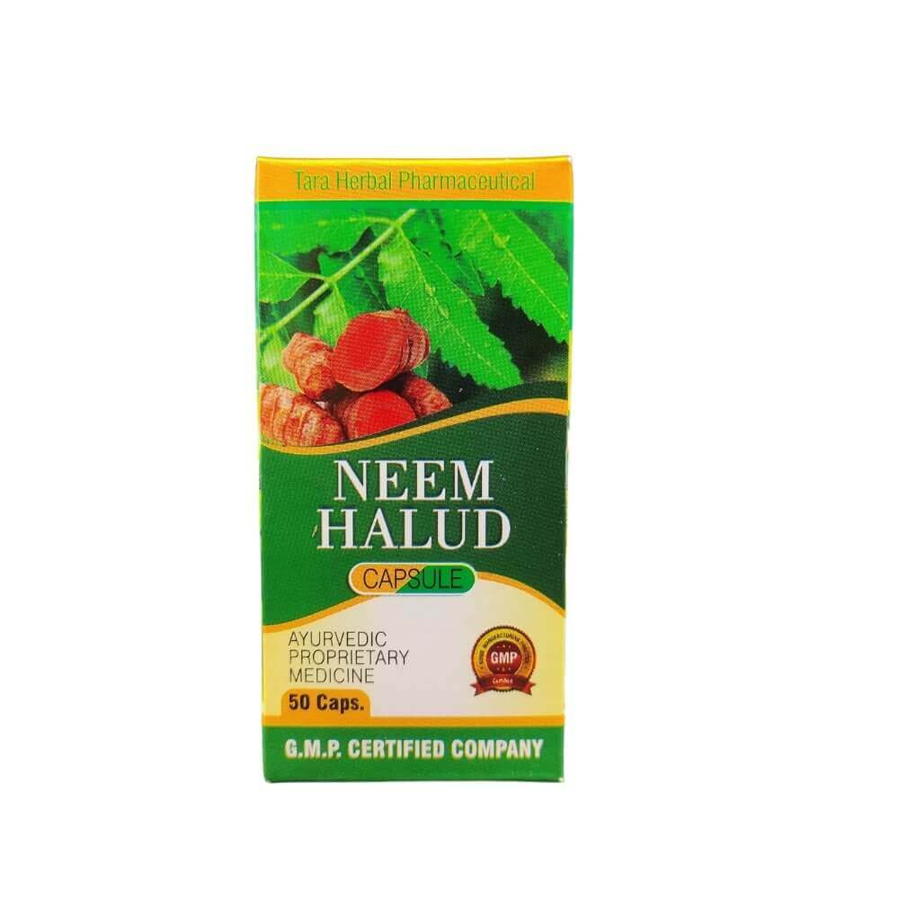 Ayurvedic Neem Halud 50 Capsules (pack of 2) - HEALTH AIM PHARMACY