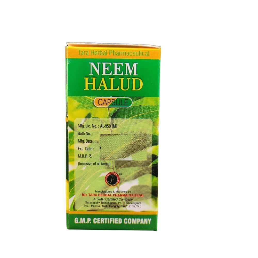 Ayurvedic Neem Halud 50 Capsules (pack of 2) - HEALTH AIM PHARMACY