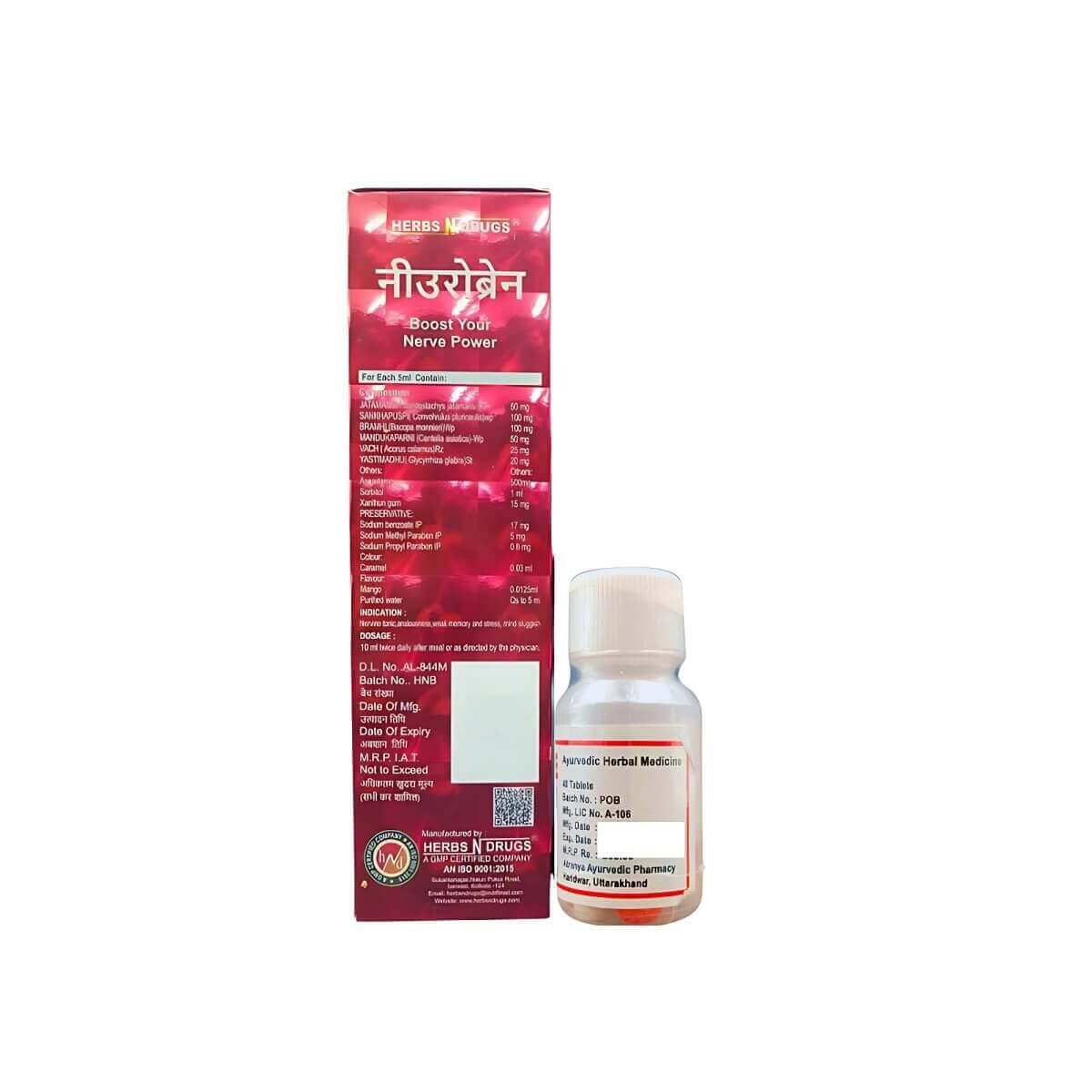 Ayurvedic Nerve Power Neuro Brain tonic&Pain Relief Pain Cure Tablet - HEALTH AIM PHARMACY
