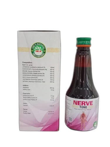 Ayurvedic Nerve Tone 200ml (pack of 4) - HEALTH AIM PHARMACY