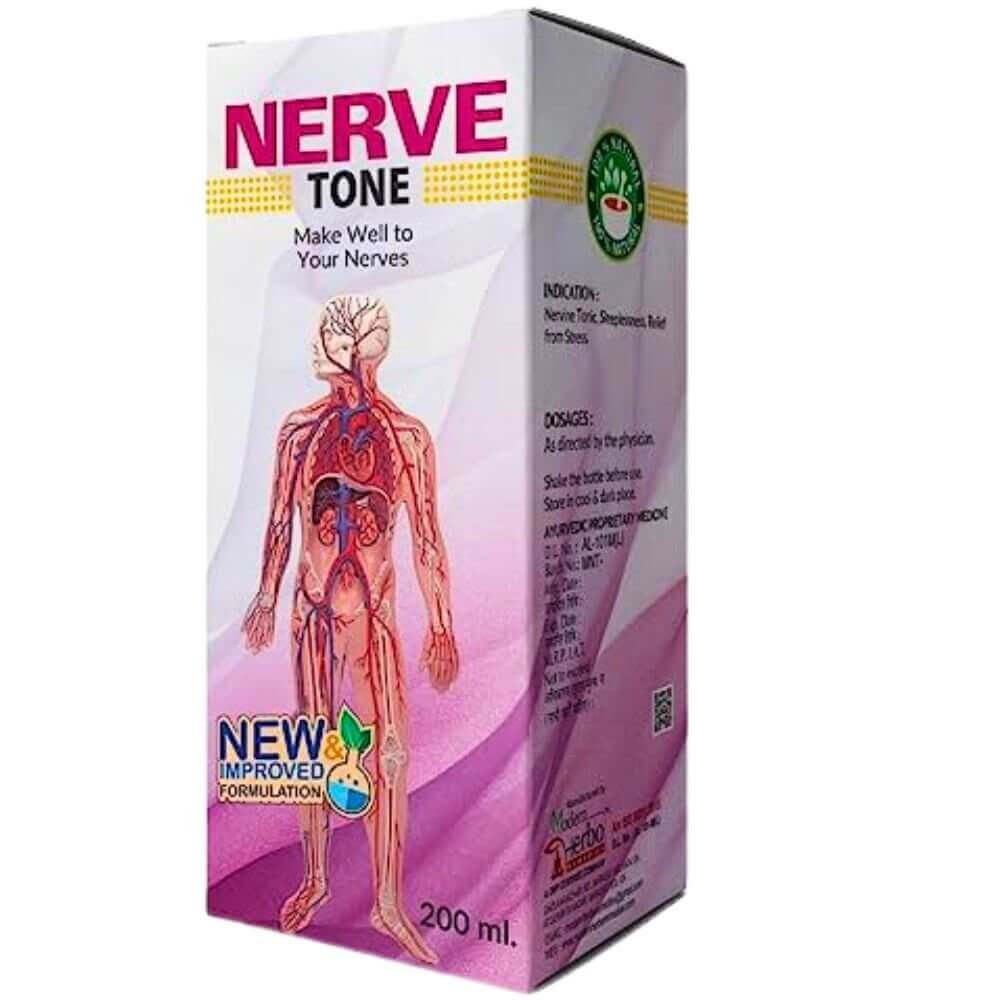 Ayurvedic Nerve Tone 200ml (pack of 4) - HEALTH AIM PHARMACY