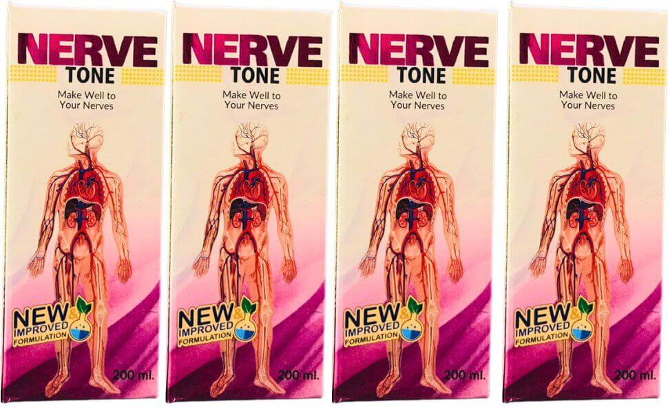 Ayurvedic Nerve Tone 200ml (pack of 4) - HEALTH AIM PHARMACY