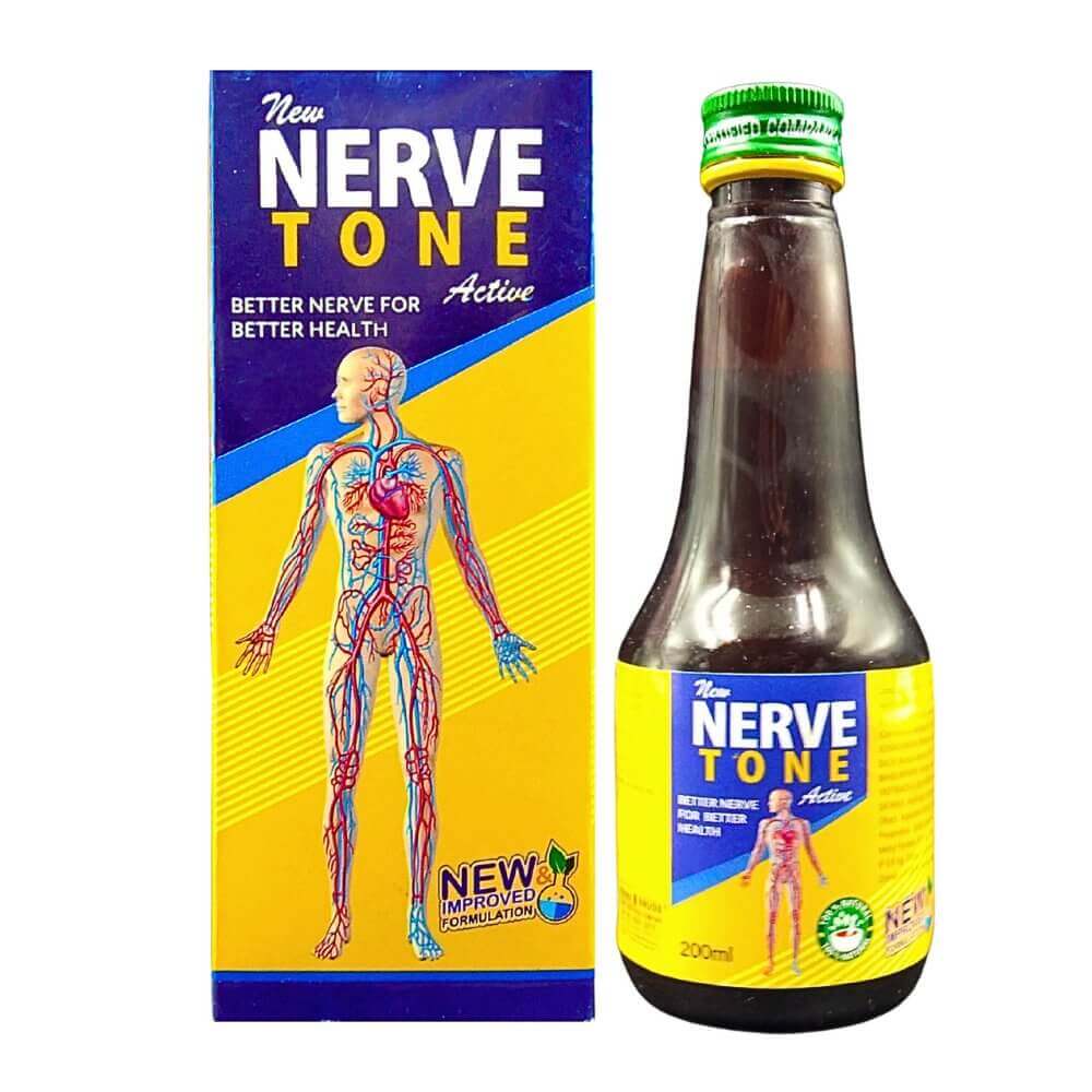 AYURVEDIC NERVE TONE Active 200 ML (pack of 4) - HEALTH AIM PHARMACY