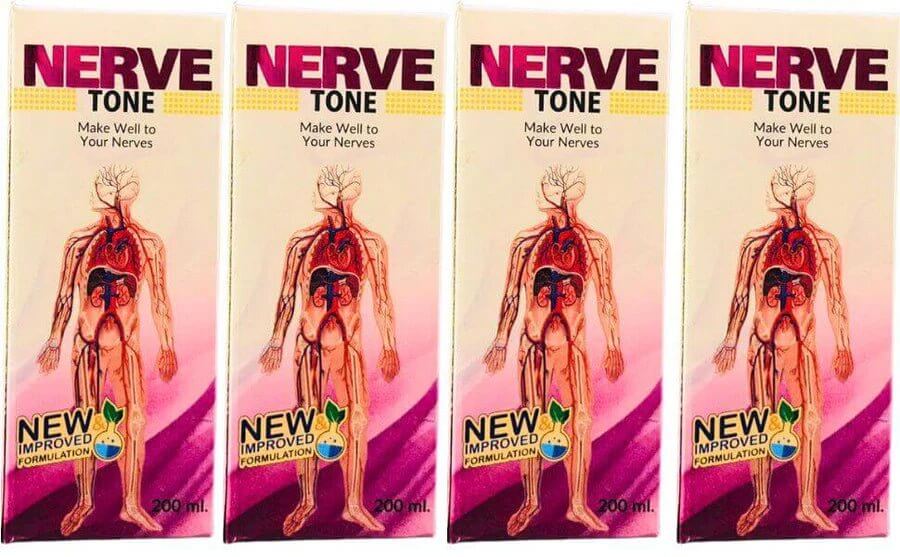 Ayurvedic Nerve Tone Syrup 200 ml Pack of 4 - HEALTH AIM PHARMACY