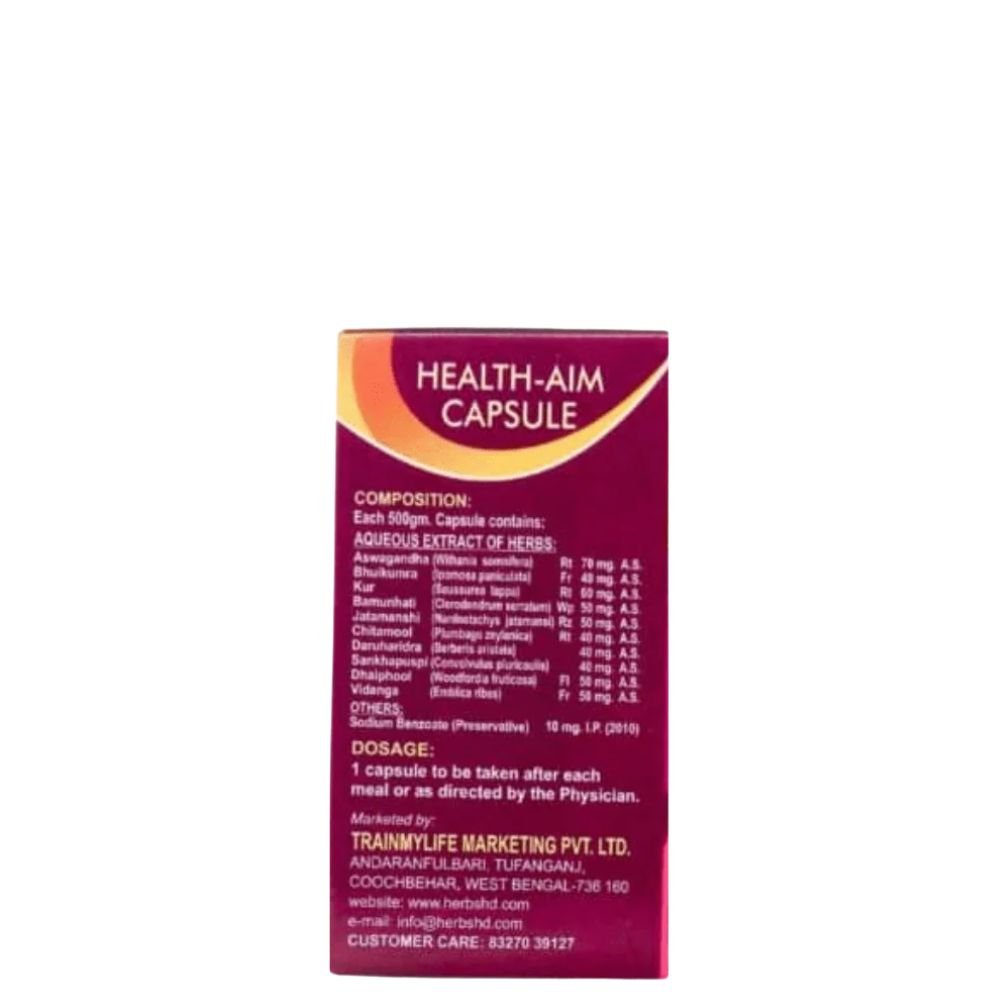 Ayurvedic New A 2M Z Active Health Tonic 450ml & Health Aim Capsule (combo pack) - HEALTH AIM PHARMACY