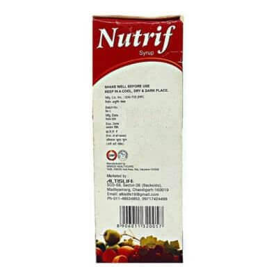 Ayurvedic Nutrif Syrup 200ml(pack of 2) - HEALTH AIM PHARMACY