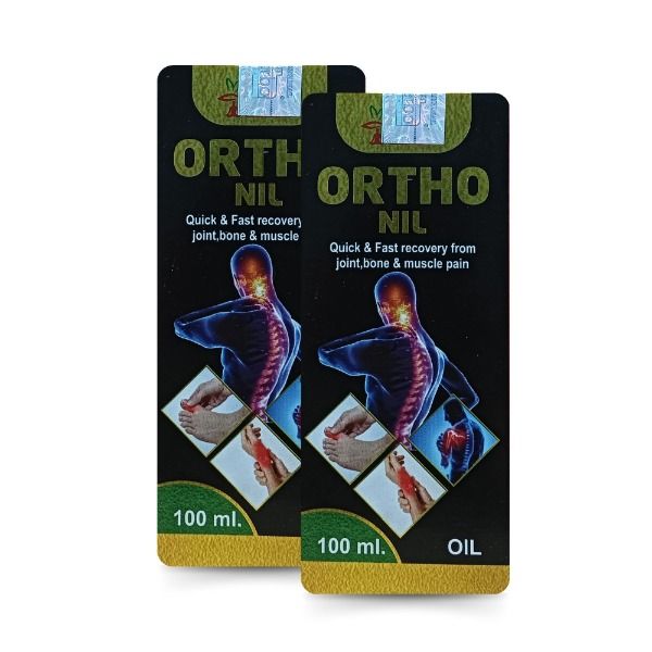 Ayurvedic Ortho Nil Oil 100ml For Artharitis | Herbal Joint Pain Care oil (PACK OF - 3) - HEALTH AIM PHARMACY