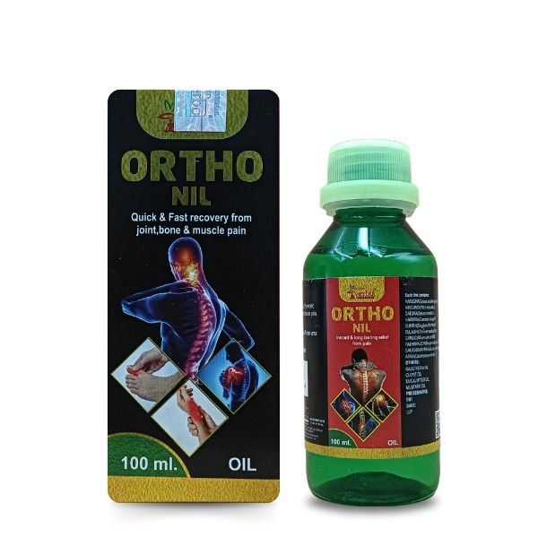 Ayurvedic Ortho Nil Oil 100ml For Artharitis | Herbal Joint Pain Care oil (PACK OF - 3) - HEALTH AIM PHARMACY