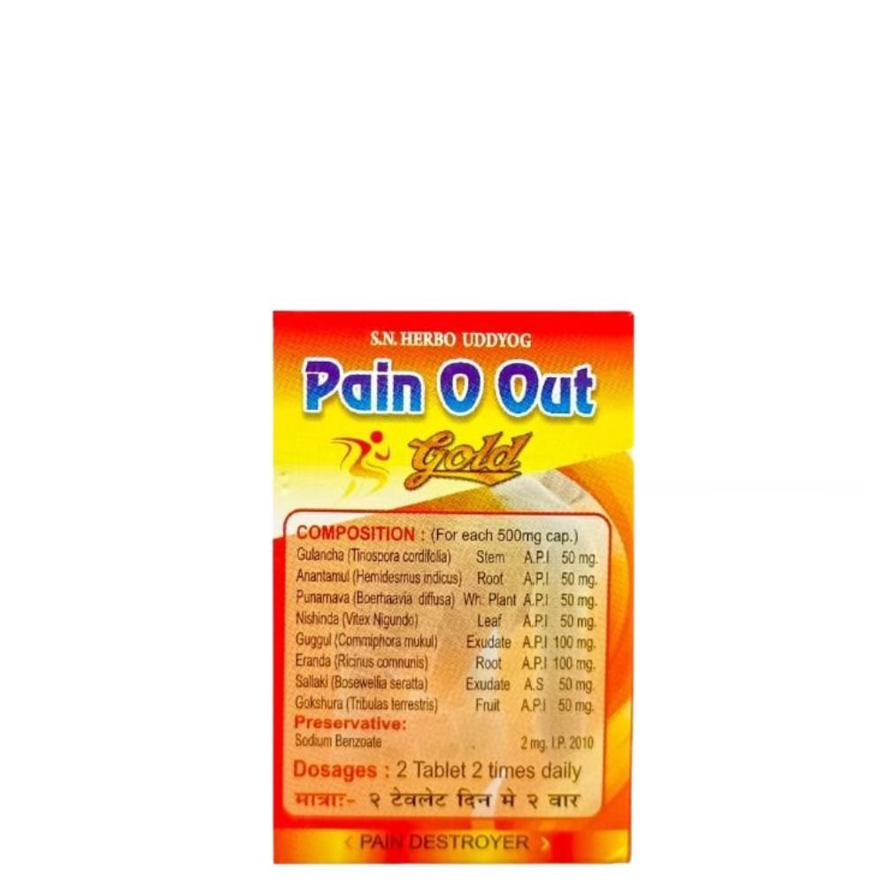 Ayurvedic Pain o out tablet for Arthritis (pack of 2) - HEALTH AIM PHARMACY