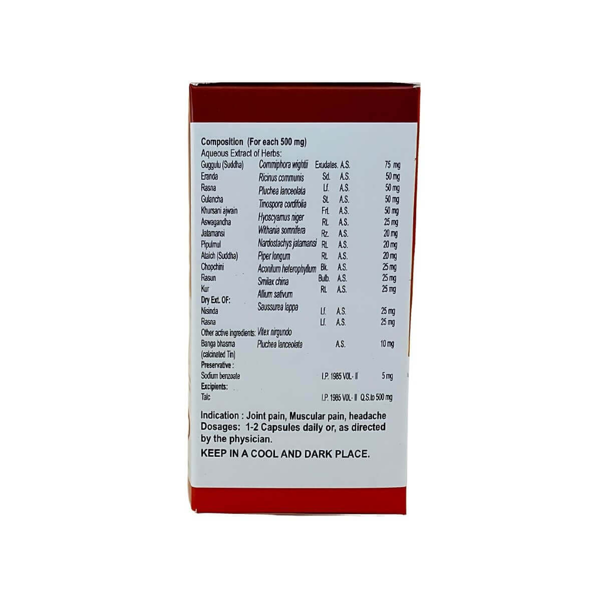 Ayurvedic Pain QR Plus Tablets for muscle pain & chronic pain (Pack Of 2) - HEALTH AIM PHARMACY