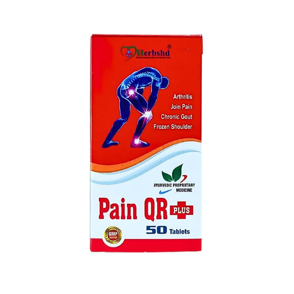 Ayurvedic Pain QR Plus Tablets for muscle pain & chronic pain (Pack Of 2) - HEALTH AIM PHARMACY