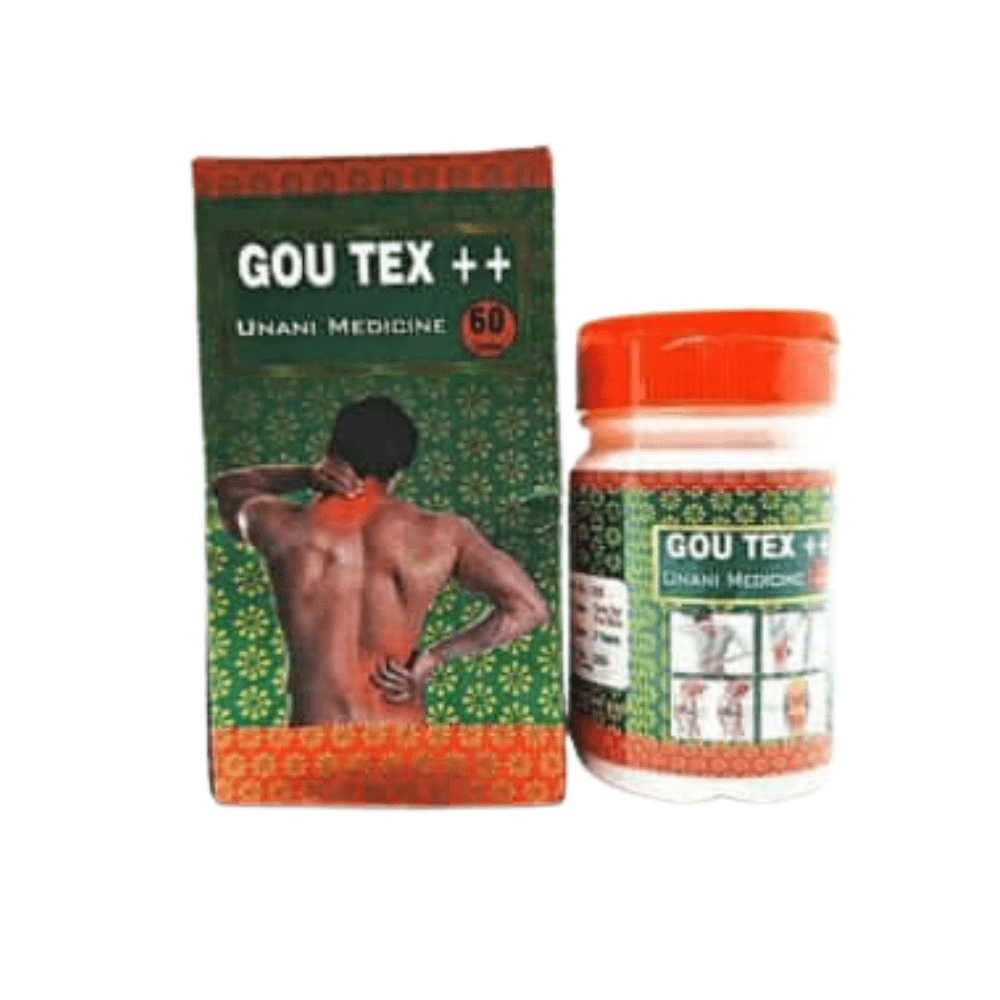 Ayurvedic Pain Reliever Gou Tex++ Tablets Pack of 2 - HEALTH AIM PHARMACY