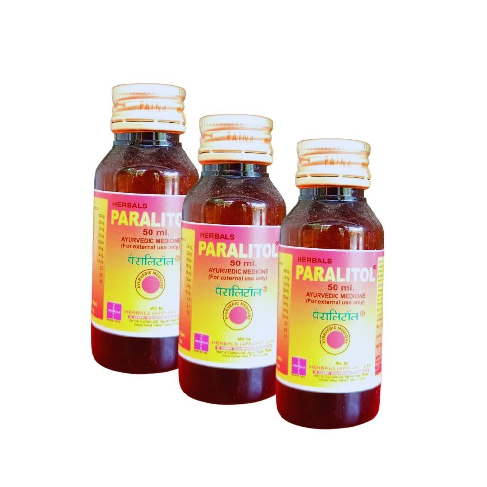 AYURVEDIC PARALITOL MASSAGE OIL 50 ML(PACK OF 8) - HEALTH AIM PHARMACY