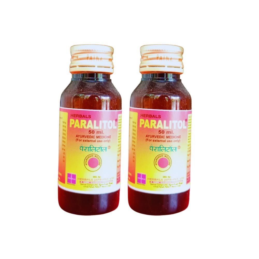 Ayurvedic Paralitol Oil 50 ml.(pack of 4) - HEALTH AIM PHARMACY