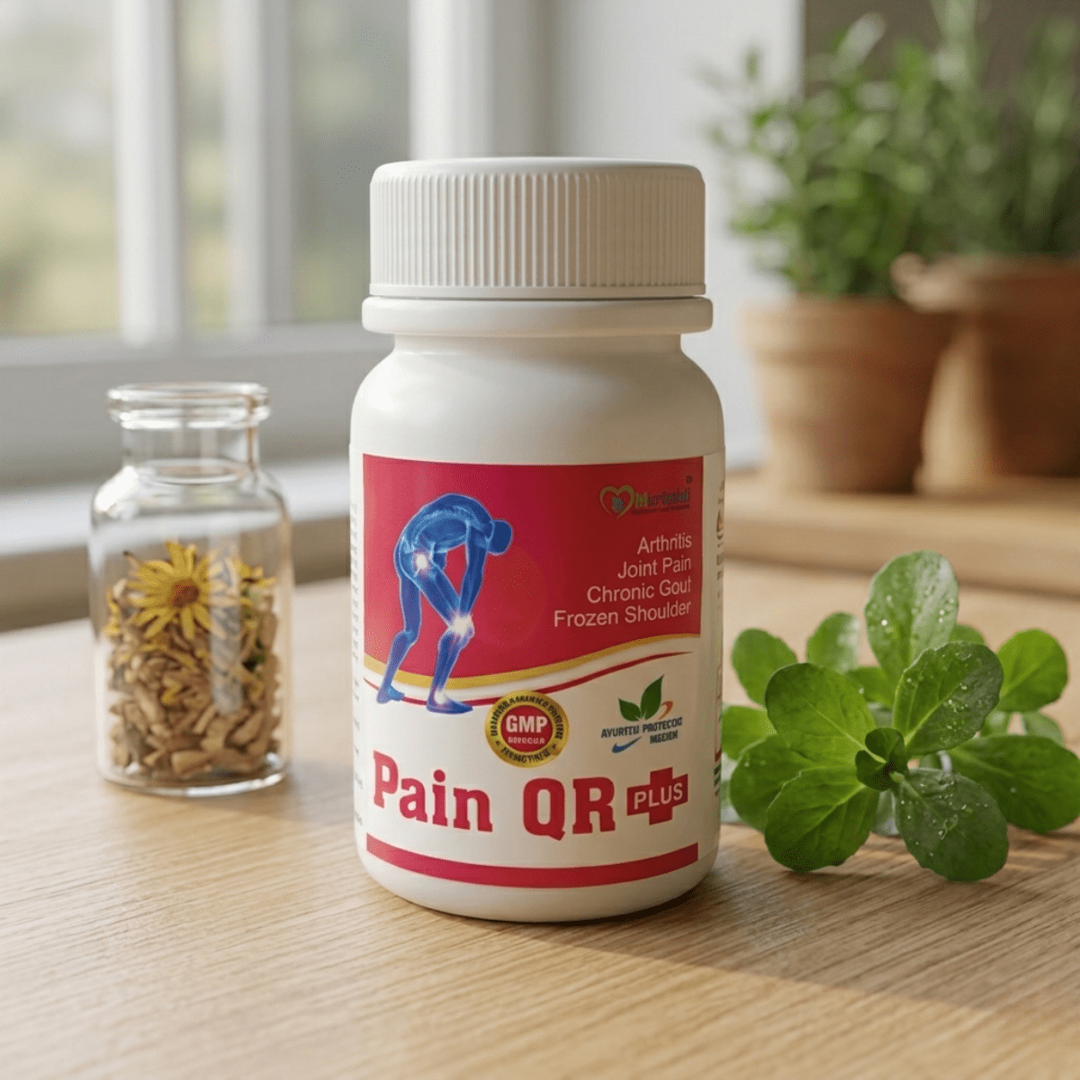 Ayurvedic Paralitol Oil and Pain QR Plus Tablet & Arnica Gel Combo | 100ml + 50Tabs + 25g | Combo Pack - HEALTH AIM PHARMACY