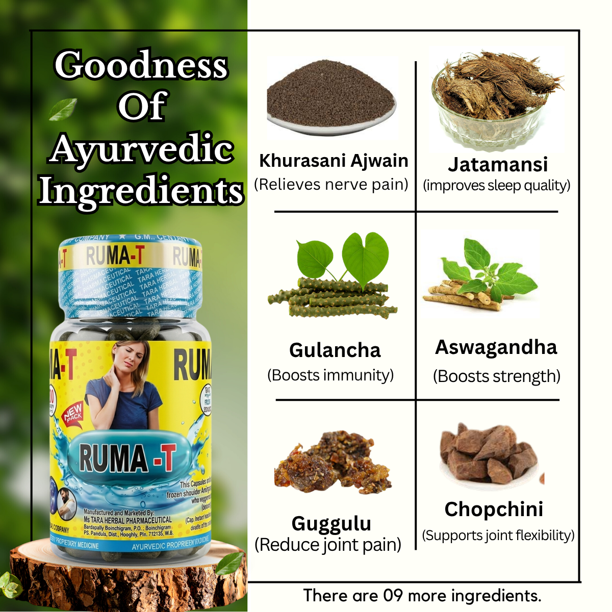 Ayurvedic paralitol Oil + Gel & Ruma - T Capsule Combo | 200ml + 20g + 30 Caps | Combo Pack - HEALTH AIM PHARMACY