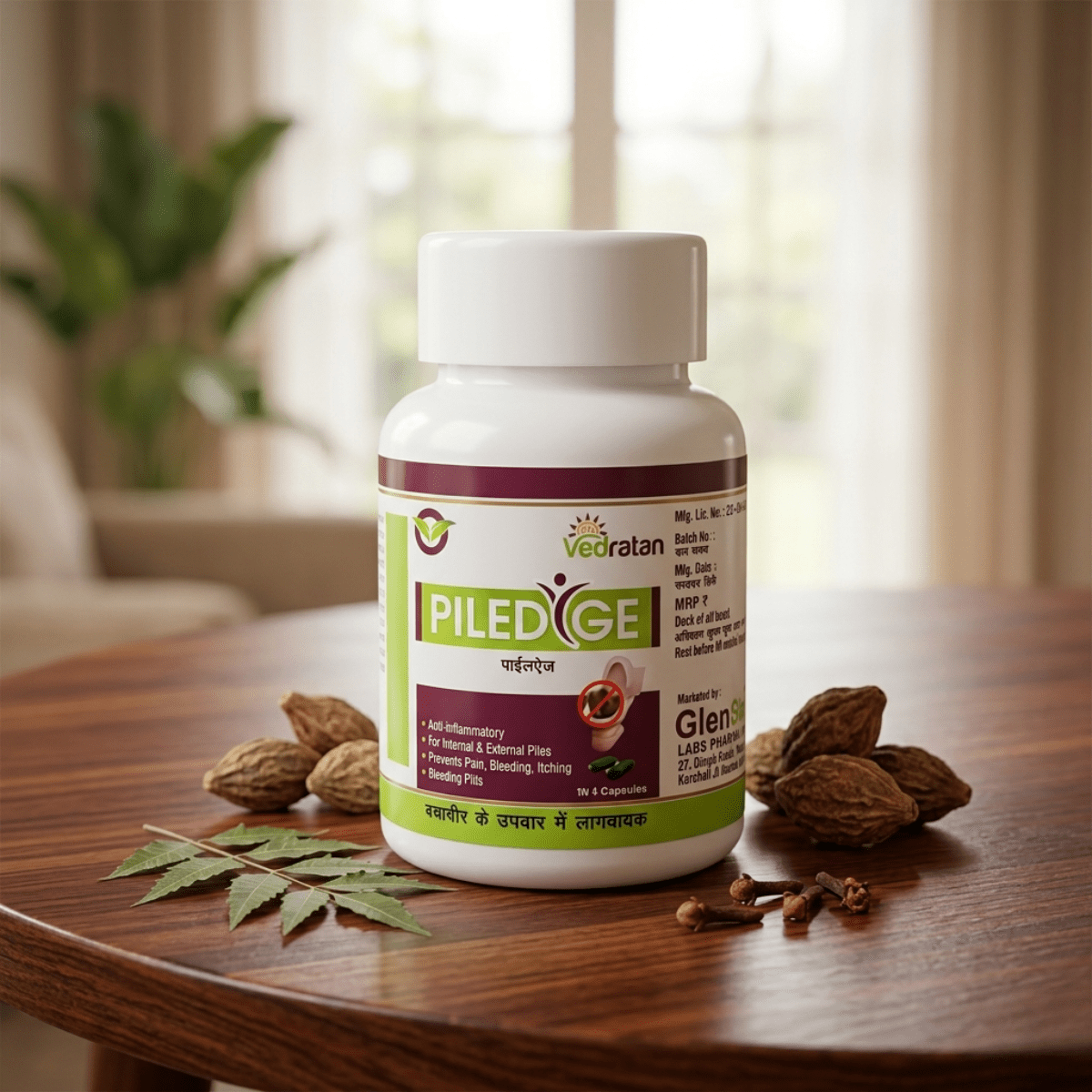 Ayurvedic Piledyge Capsule & Pilum Ointment & Gasaram Capsule Combo | 30Caps + 30gm + 30Caps | Combo Pack - HEALTH AIM PHARMACY