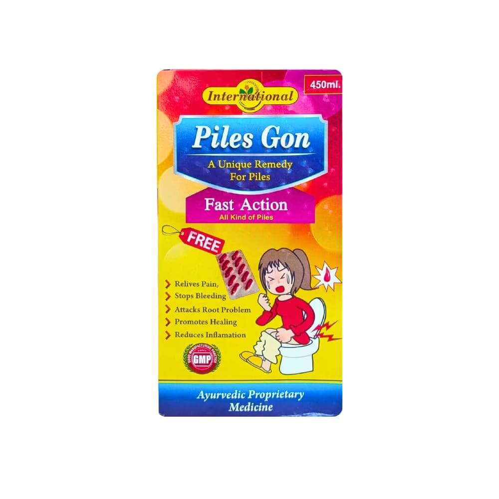 Ayurvedic Piles Gon Syrup ( Pack Of 2 ) - HEALTH AIM PHARMACY