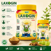 AYURVEDIC PILES RELIEF LAXOGIN Powder | 100gm - HEALTH AIM PHARMACY