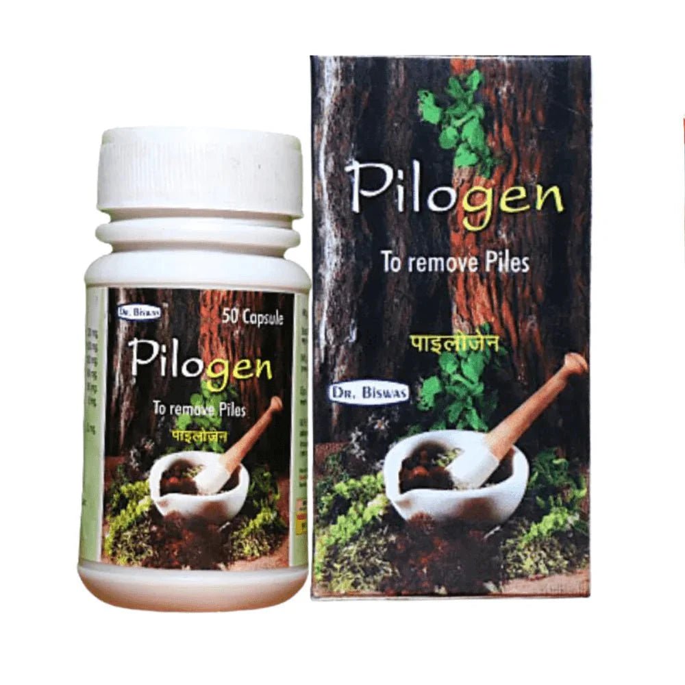 Ayurvedic Pilogen Capsule for Piles Care (pack of 2) - HEALTH AIM PHARMACY