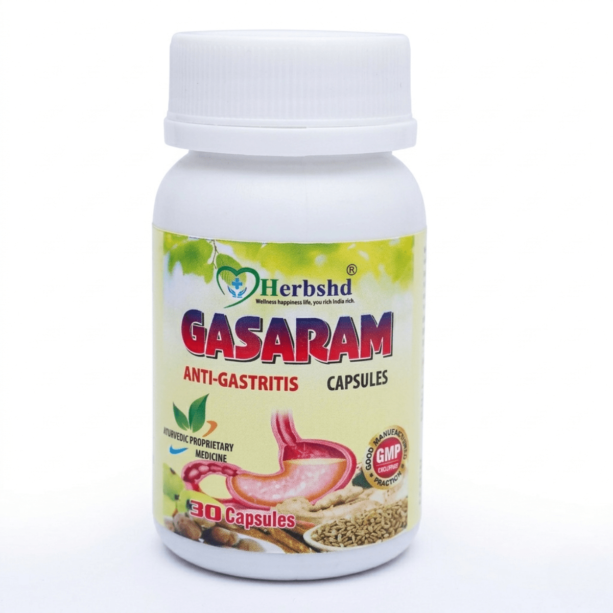 Ayurvedic Pilum Capsule and Gasaram Capsule & Pilum Ointment Combo | 30 Caps + 30 Caps + 30 gm | Combo Pack - HEALTH AIM PHARMACY