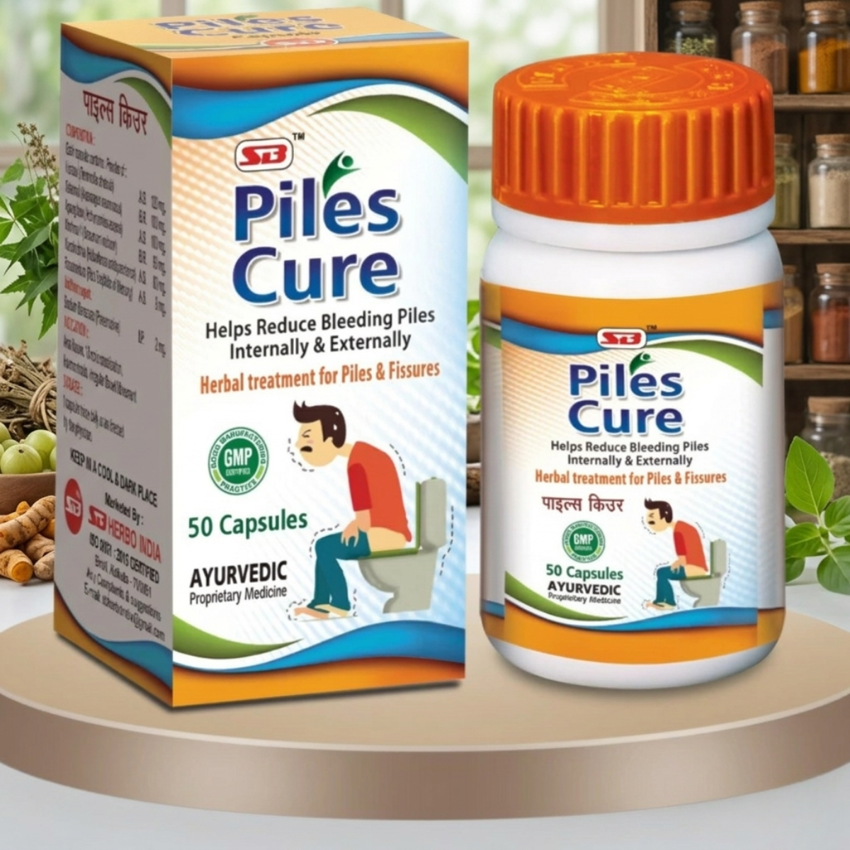 Ayurvedic Pilum Ointment and Piles Cure Capsule & Mahashakti Salsa Syrup Combo | 30g + 50Caps + 450ml | combo Pack - HEALTH AIM PHARMACY