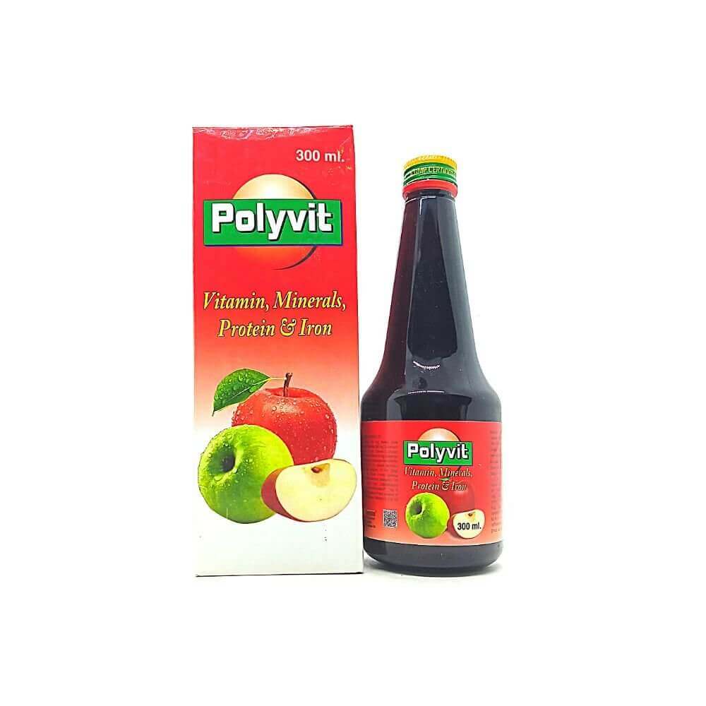Ayurvedic Polyvit Syrup 300m.l(pack of 3). - HEALTH AIM PHARMACY