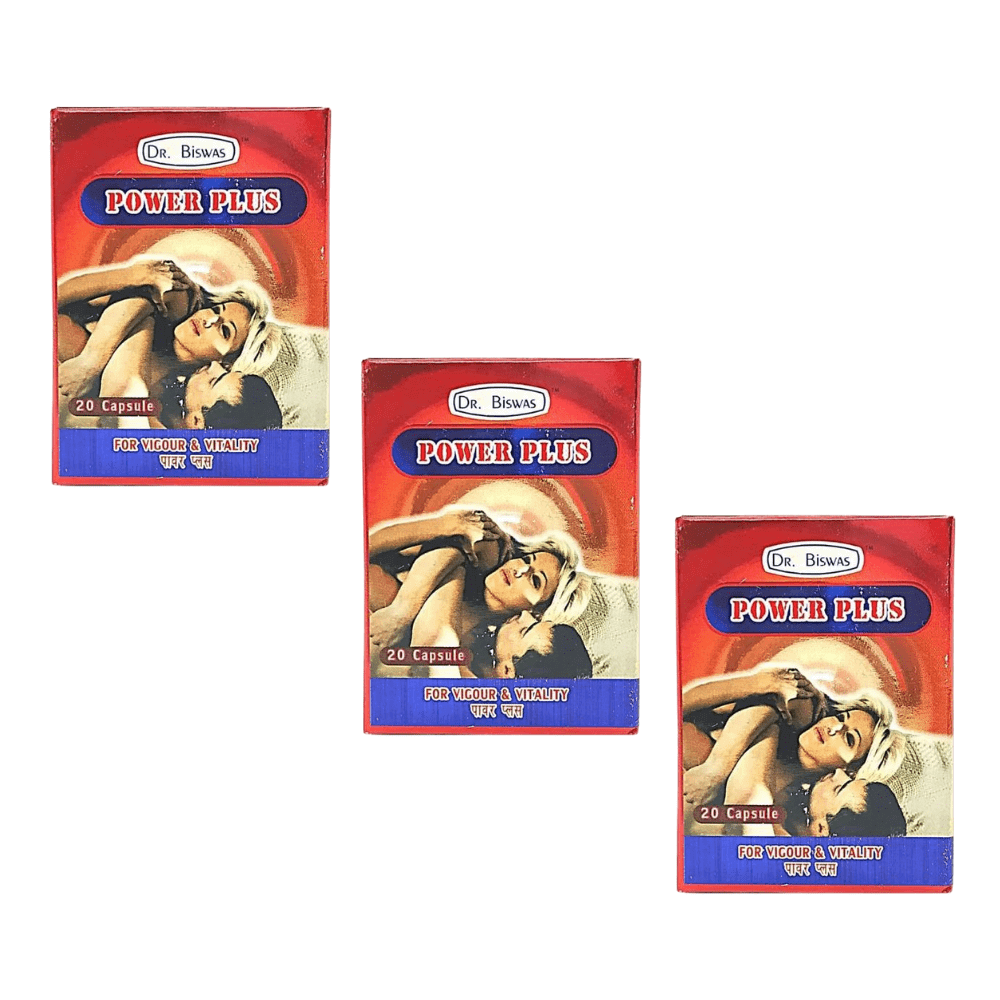 Ayurvedic Power Plus Capsule pack of 3 - HEALTH AIM PHARMACY