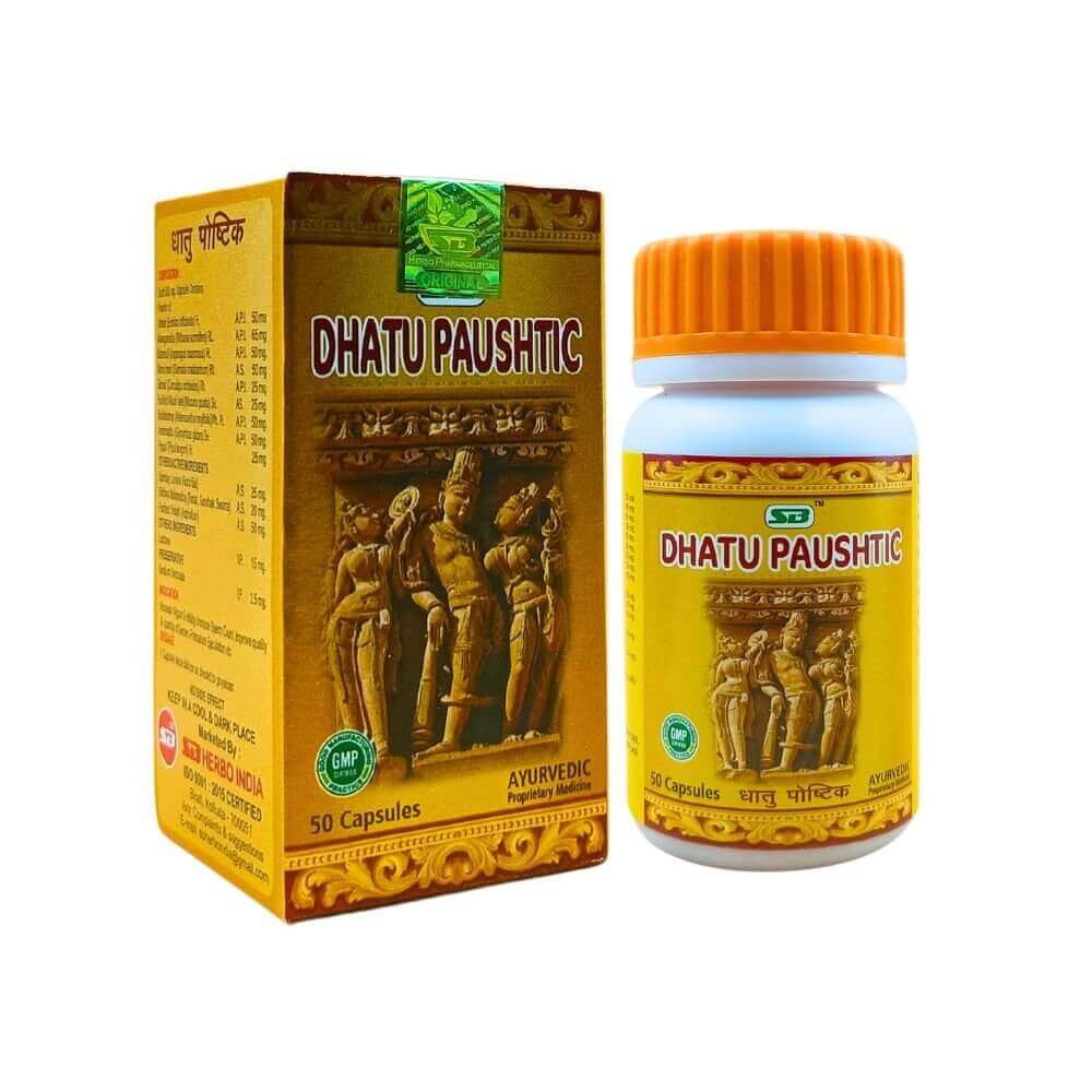 Ayurvedic premature ejaculation Dhatu Paushtic Capsule – Boost Vigour Naturally ( Pack OF 2 ) - HEALTH AIM PHARMACY